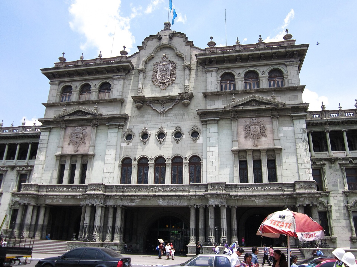 Palacio Nacional de la Cultura en la Plaza de la Constitución, Ciudad de Guatemala